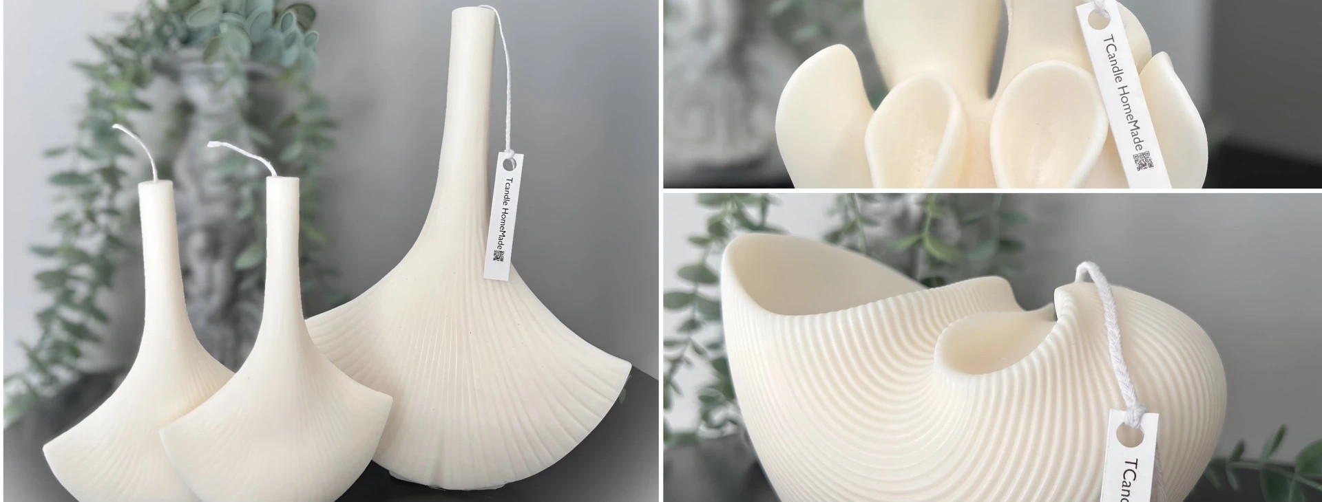 Lumânări decorative din ceară de soia