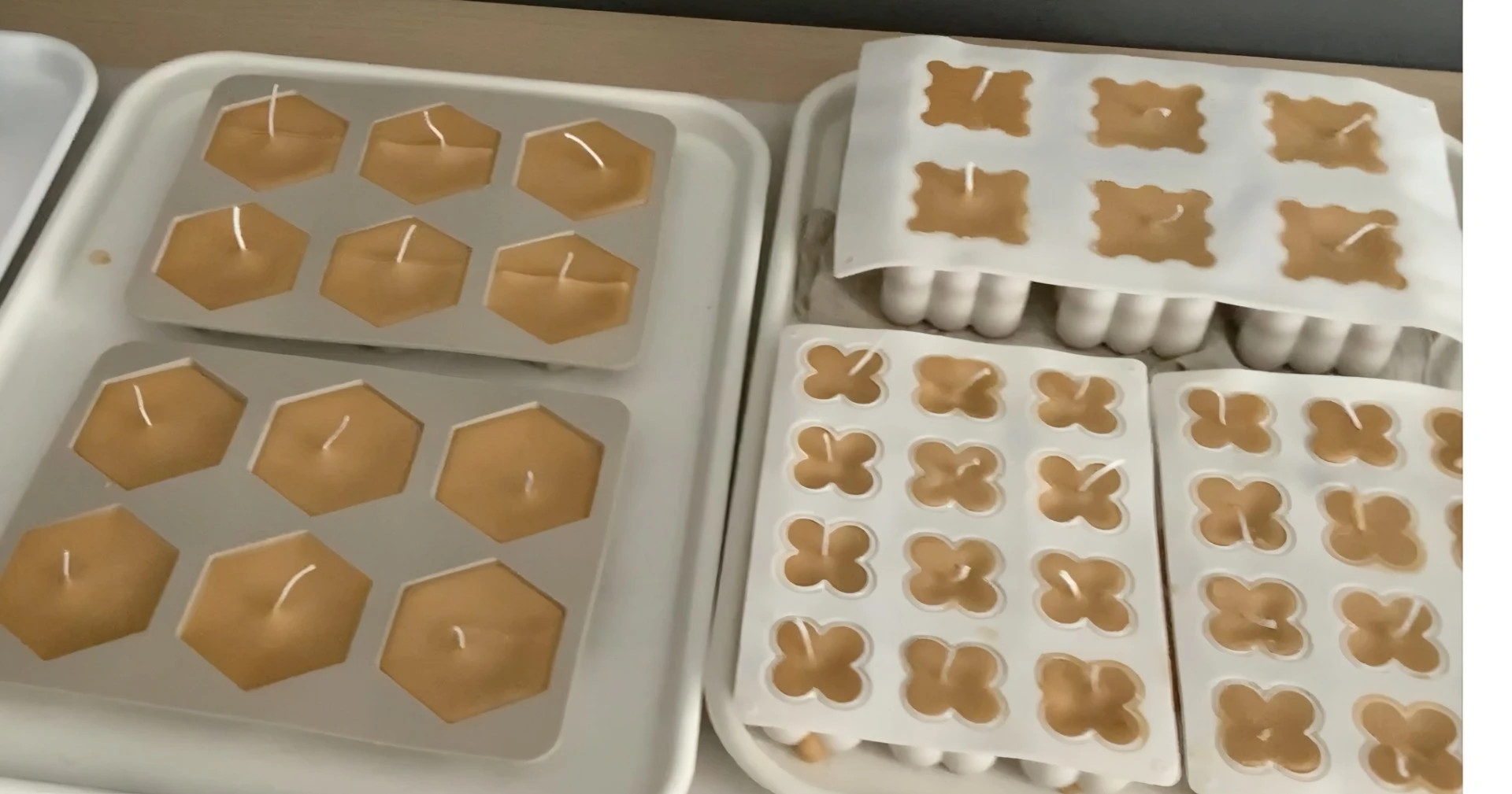 Solidificare ceară în matrițe